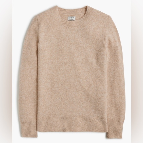 J Crew Factory Crewneck sweater in extra-soft yarn in Tan size M NWT BU223 - Picture 1 of 12